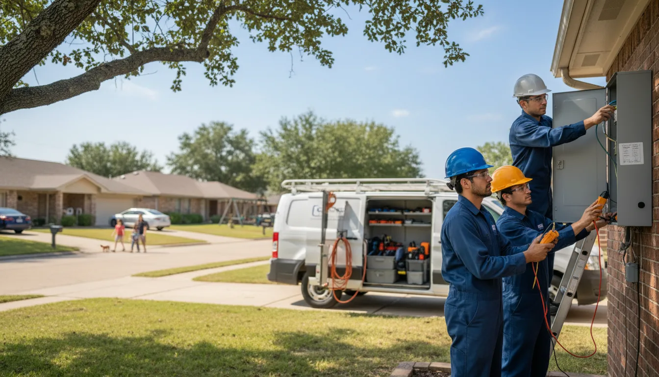 Certified electrician providing emergency electrical services in Hernandez, NM